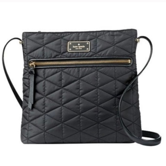 kate spade Handbags - Kate Spade Quilted Black Crossbody Bag